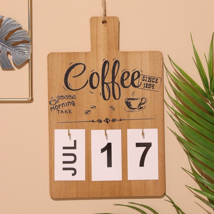 Вечный календарь Coffee, 26.5x17 см купить,NaN
