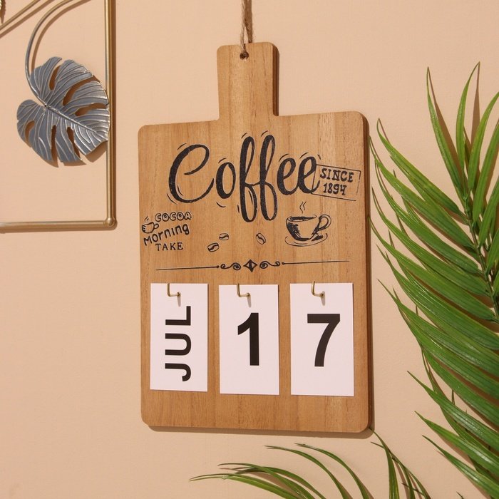 Вечный календарь Coffee, 26.5x17 см купить,NaN