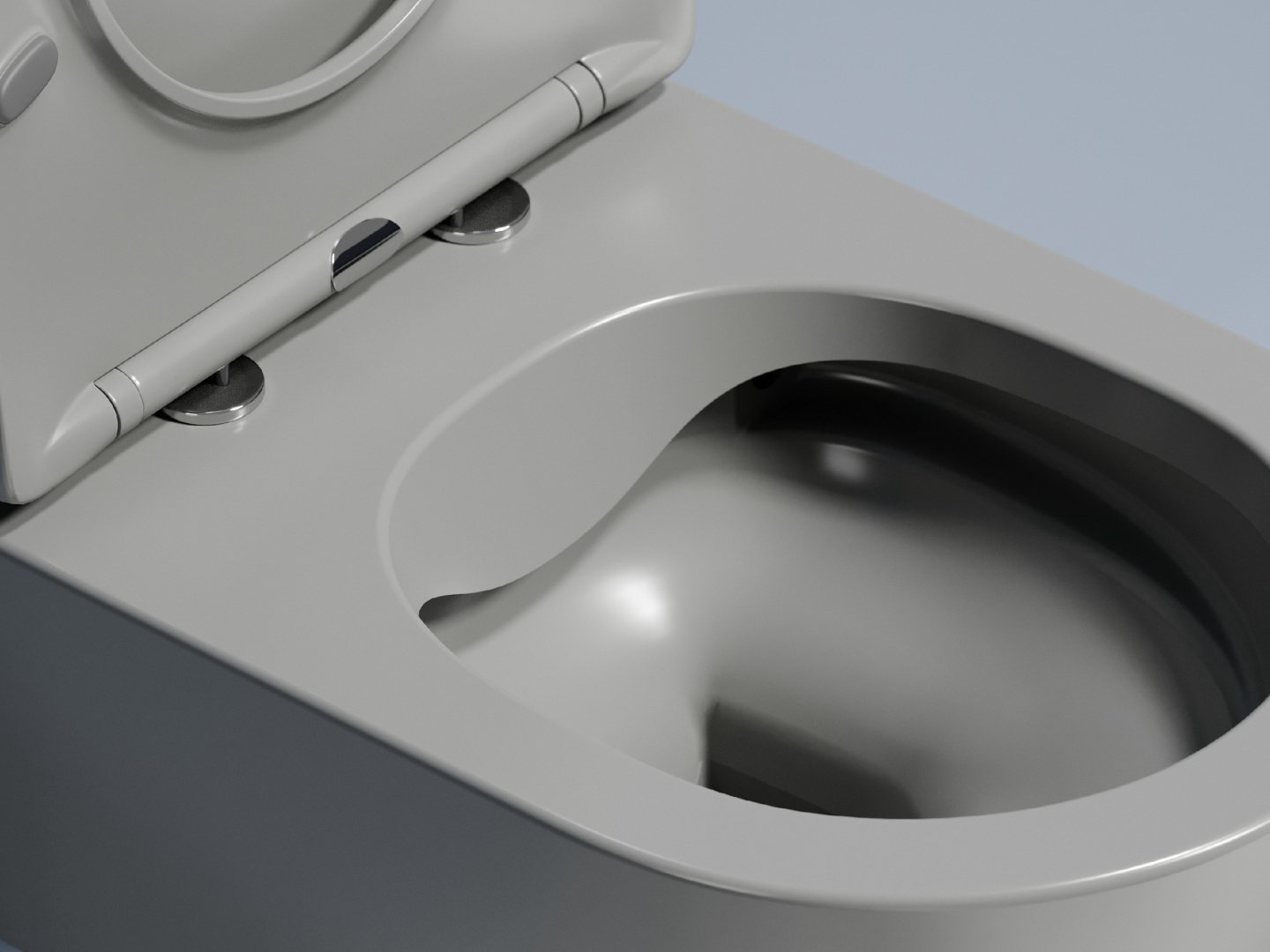 Унитаз Ceramicanova Modena Rimless серый купить,495510