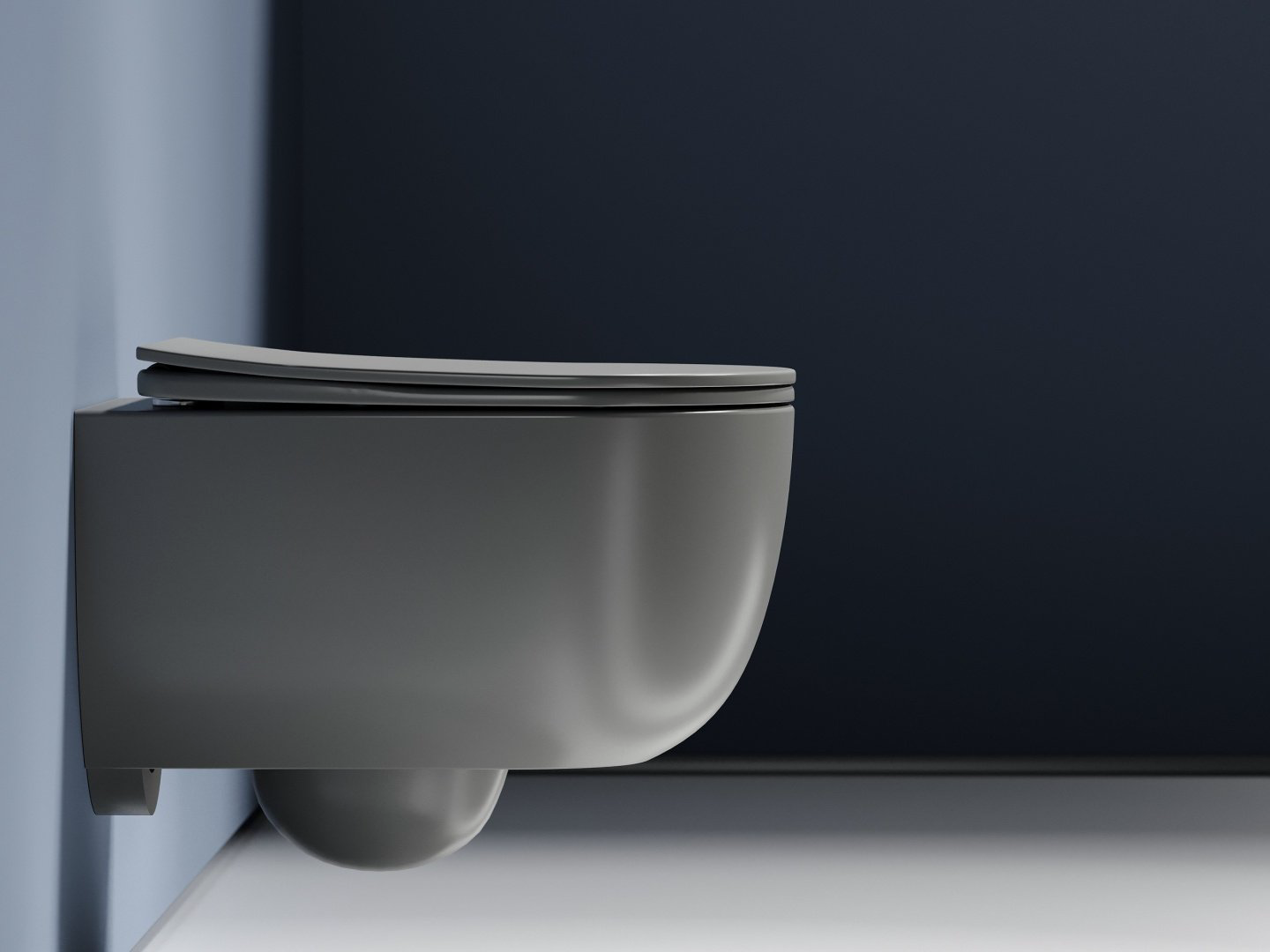Унитаз Ceramicanova Modena Rimless серый купить,495510