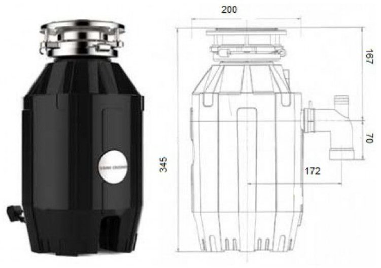 Измельчитель BoneCrusher 810 черный купить,NaN