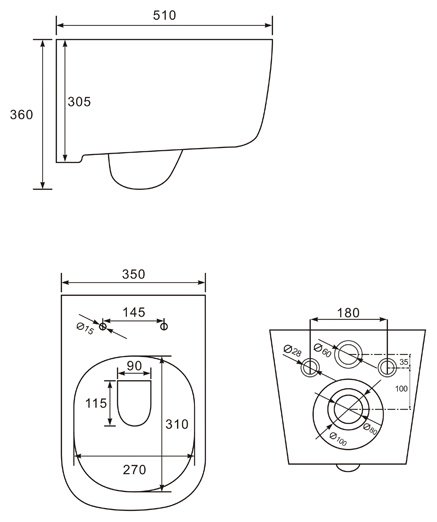 Comforty унитаз с инсталляцией COMFORTY 102, санфаянс купить,0