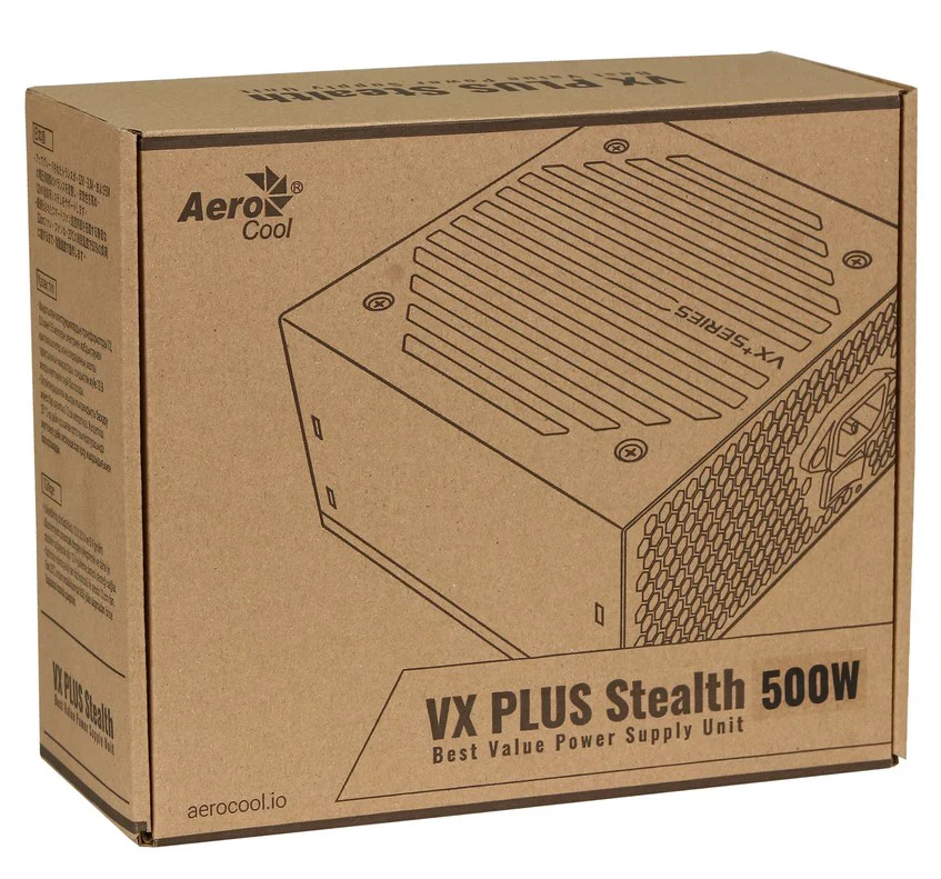 Блок питания AeroCool VX Plus Stealth 500 500W