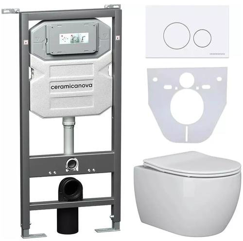 Унитаз Ceramicanova CN3001_1001W_1000 с инсталляцией белый купить,NaN