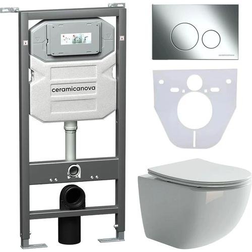 Ceramicanova унитаз с инсталляцией CN3009_1001CH_1000, санфарфор