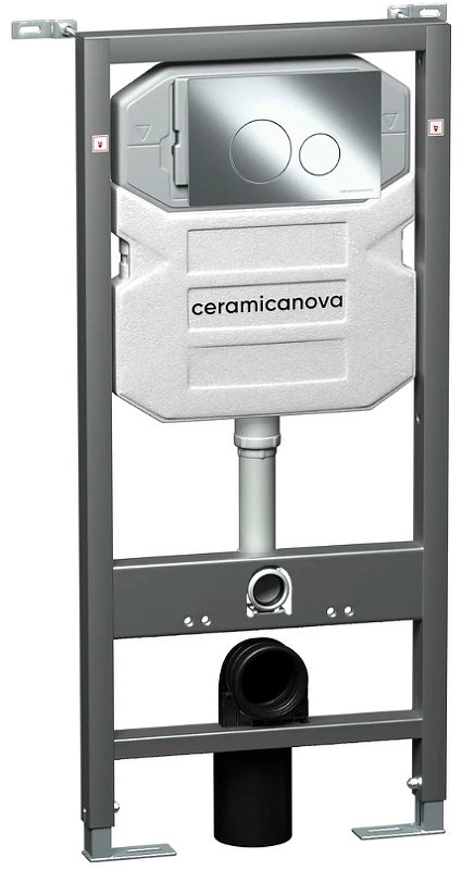 Унитаз Ceramicanova CN3009_1001CH_1000 с инсталляцией белый купить,544464