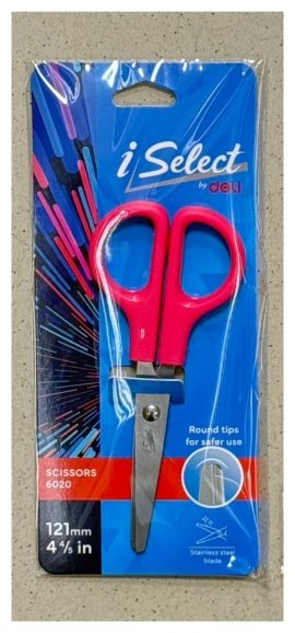 Ножницы детские DELI D-985, 12.1 см, розовый купить,NaN