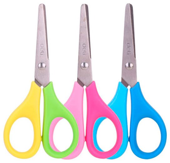 Ножницы детские DELI DS0100, 11.5 см, мультиколор купить,NaN