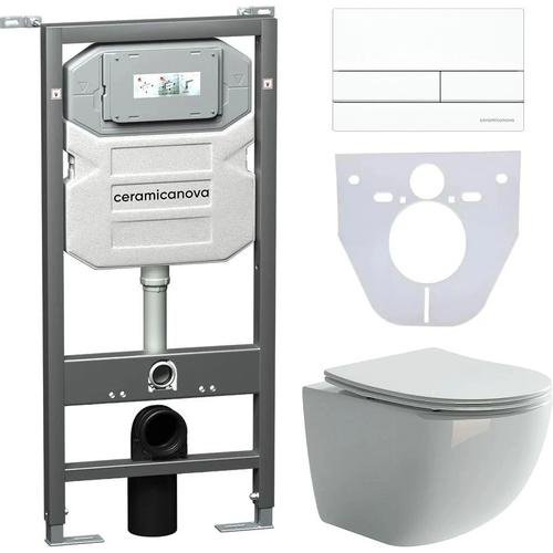 Ceramicanova унитаз с инсталляцией CN3009_1002W_1000, санфарфор
