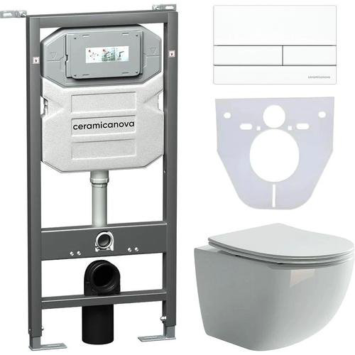 Унитаз CN3009_1002W_1000 с инсталляцией белый купить,NaN