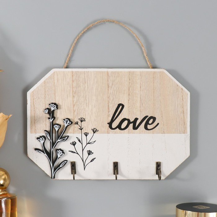 Ключница Love. Цветение, дерево купить,NaN