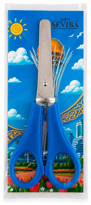 Ножницы детские SEVIBA 107869, 13 см, синий купить,NaN