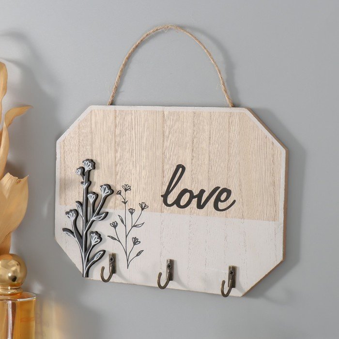 Ключница Love. Цветение, дерево купить,NaN