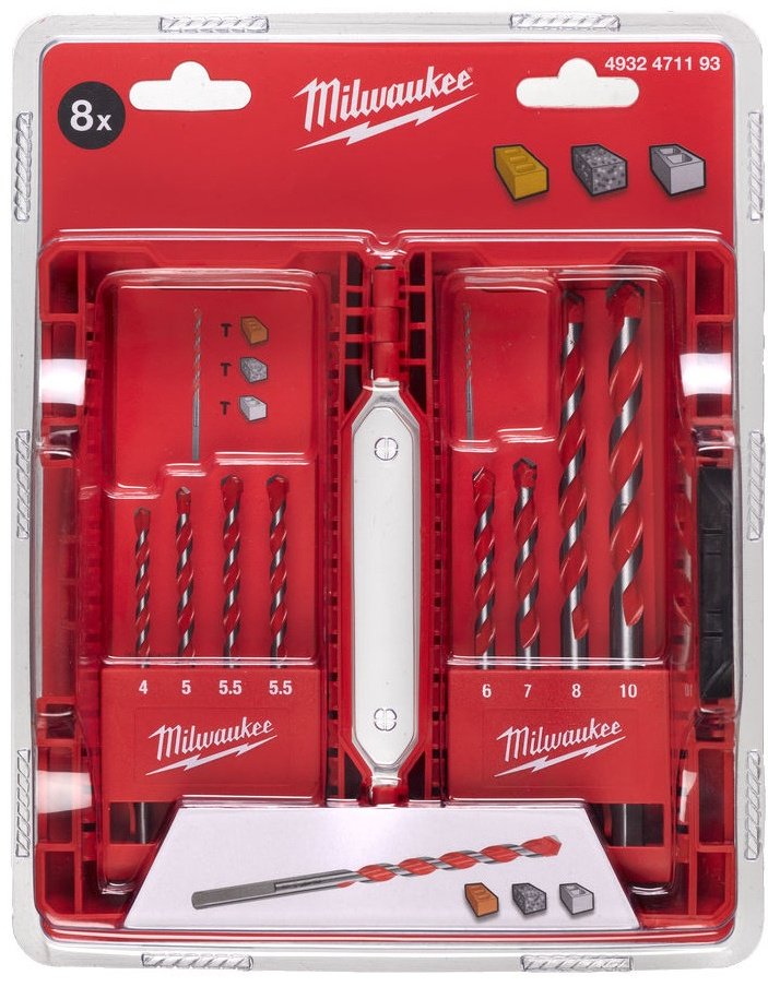 Набор оснастки универсальный 8 в 1 Milwaukee 4932471192 - ForteMarket Набор оснастки универсальный 8 в 1 Milwaukee 4932471192 купить,0