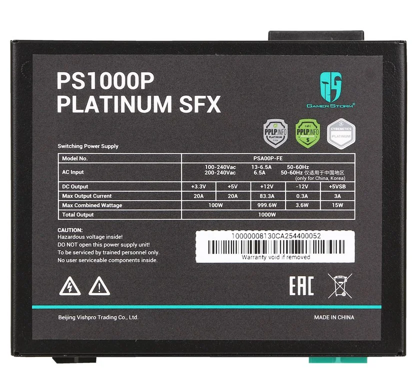 Блок питания GamerStorm PS1000P R-RSA00P-FE0B-WGEU 1000W