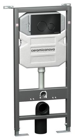 Унитаз с инсталляцией Ceramicanova CN6000_1001B_1000 с инсталляцией белый
