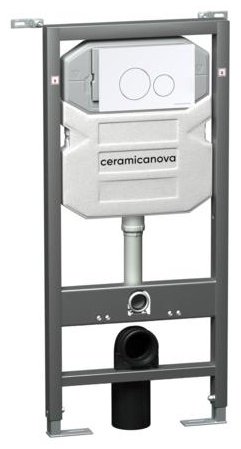 Унитаз Ceramicanova CN6000_1001W_1000 с инсталляцией белый