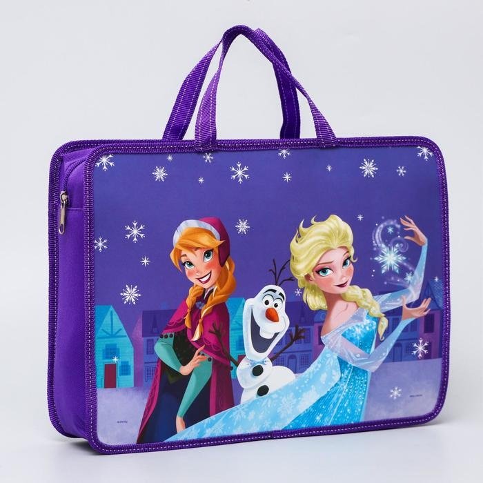 Папка для внеклассных занятий Disney Холодное сердце, А4+, фиолетовый купить,NaN