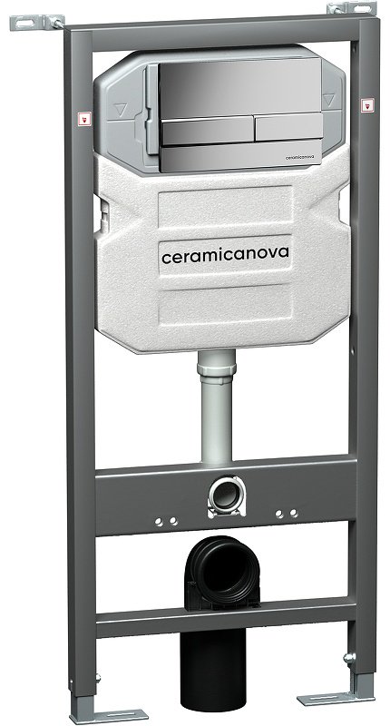 Унитаз Ceramicanova CN6000_1002M_1000 с инсталляцией белый купить,NaN