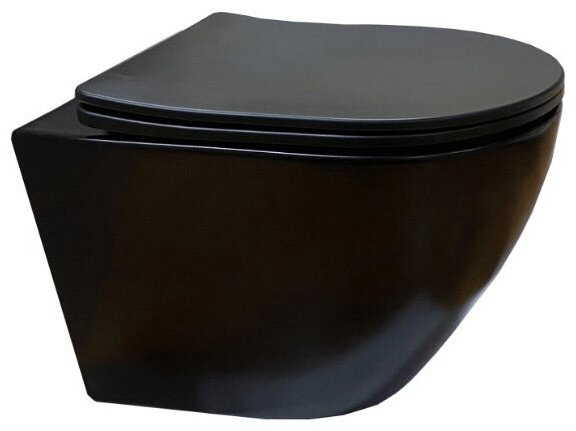 Унитаз Cerruti CT10016 черный купить,186463
