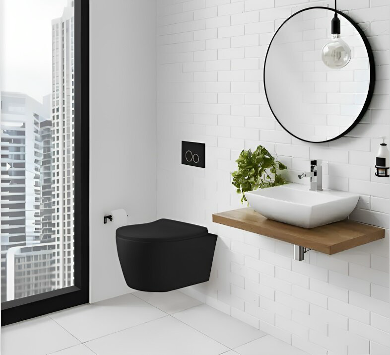 Унитаз Cerruti CT10016 черный купить,186463