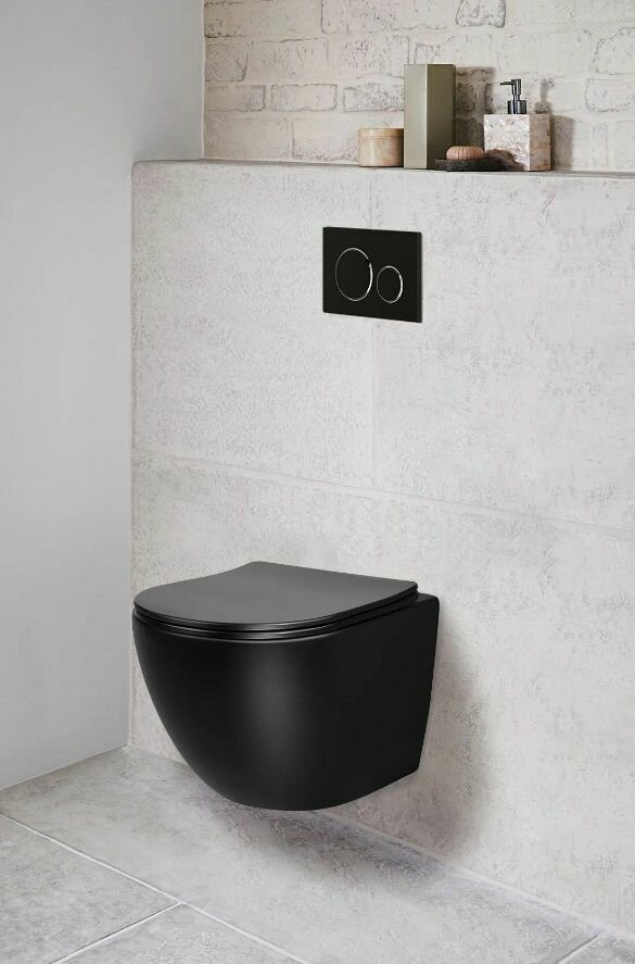 Унитаз Cerruti CT10016 черный купить,186463