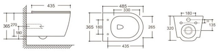 Cerruti унитаз CT10016, санфаянс купить,0