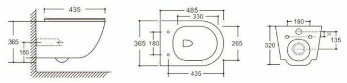 Унитаз Cerruti CT10017 черная купить,187400
