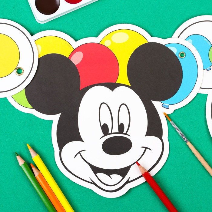 Растяжка Disney Микки Маус С Днем Рождения купить,NaN