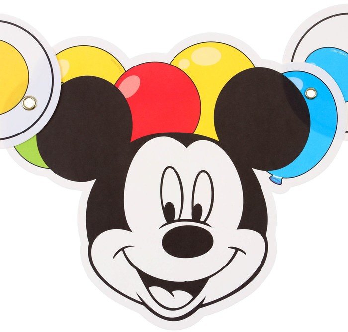 Растяжка Disney Микки Маус С Днем Рождения купить,NaN