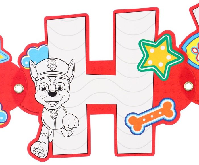 Растяжка PAW Patrol Щенячий патруль: С днем рождения! купить,NaN