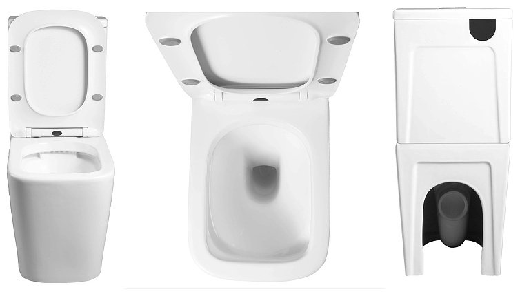 Унитаз Cerruti CT10314 белый купить,NaN