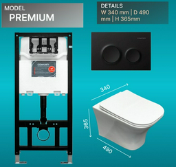 Comforty унитаз с инсталляцией Premium, санфарфор