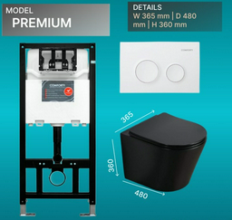 Comforty унитаз с инсталляцией Premium, санфарфор