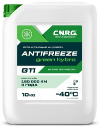 Антифриз C.N.R.G. Green Hybro зеленый G-11 10 л
