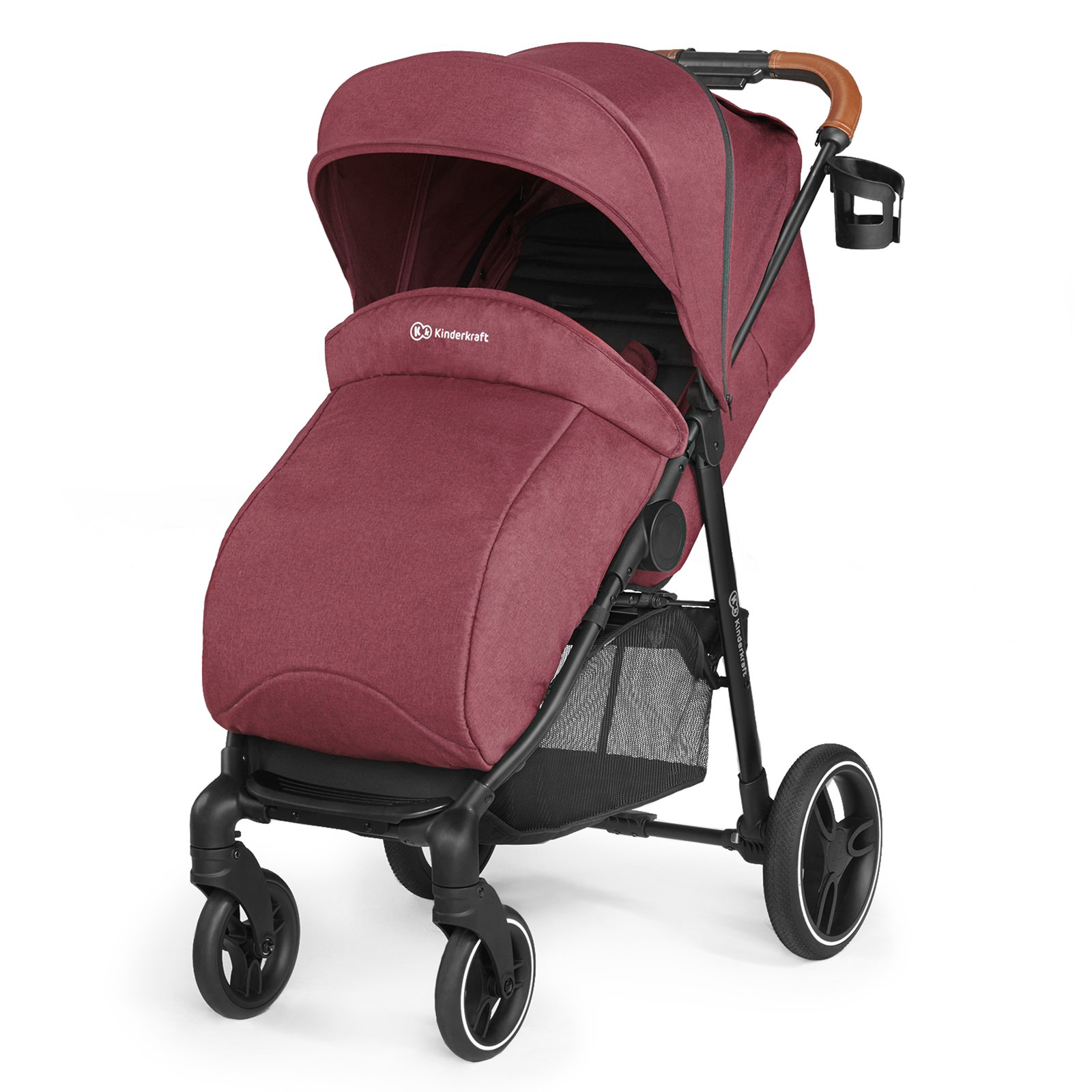 Коляска прогулочная KinderKraft Grande 2020 Burgundy купить,NaN