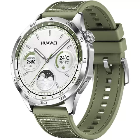Смарт-часы Huawei Watch GT 4 PNX-B19 46mm Green Woven Strap