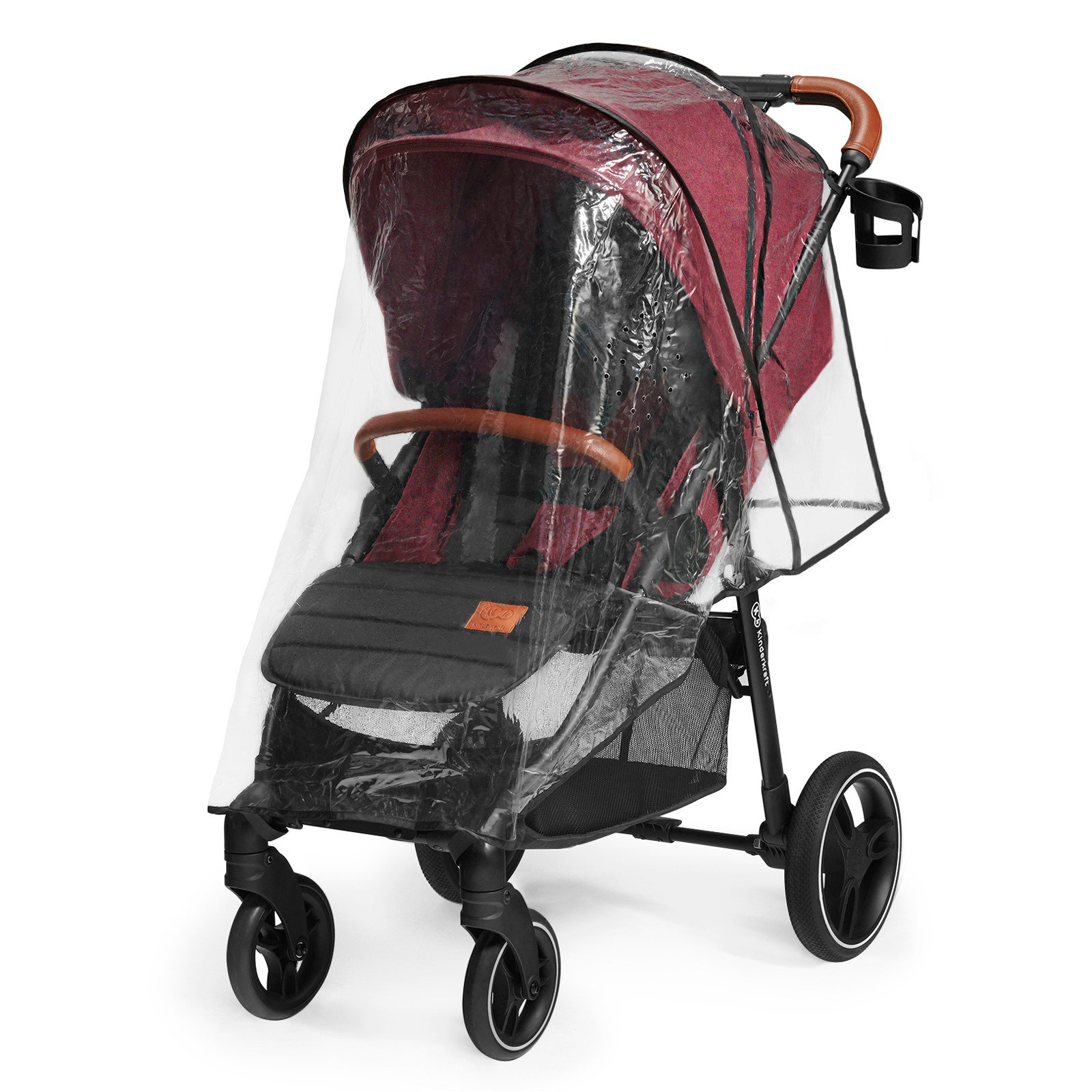 Коляска прогулочная KinderKraft Grande 2020 Burgundy купить,NaN