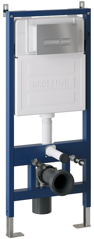 Унитаз Grossman 97.4441S.03.110 с инсталляцией белый купить,NaN