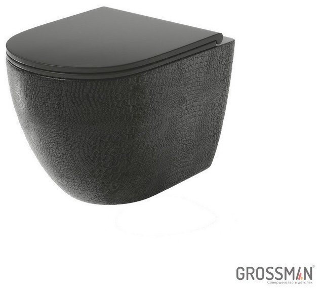Унитаз Grossman GR-4455BBLS черный купить,NaN