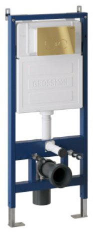 Унитаз Grossman 97.4478BMS.05.30M с инсталляцией черный купить,NaN