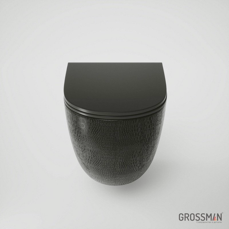 Унитаз Grossman GR-4455BBLS черный купить,NaN