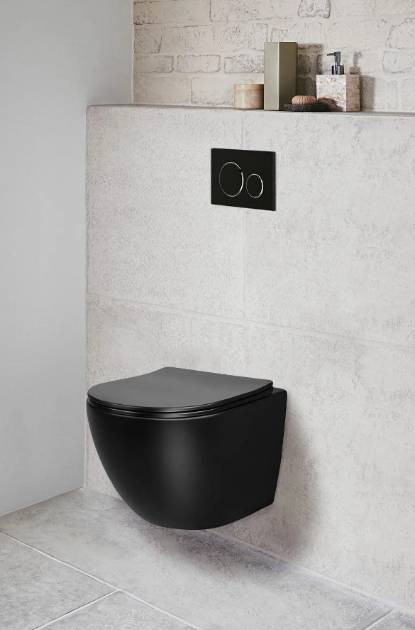 Унитаз Cerutti Sella Aria MB CT9160 черный купить,236909