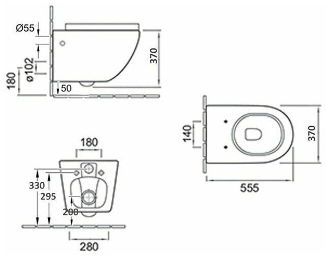 ESBANO унитаз GARCIA, санфаянс купить,0
