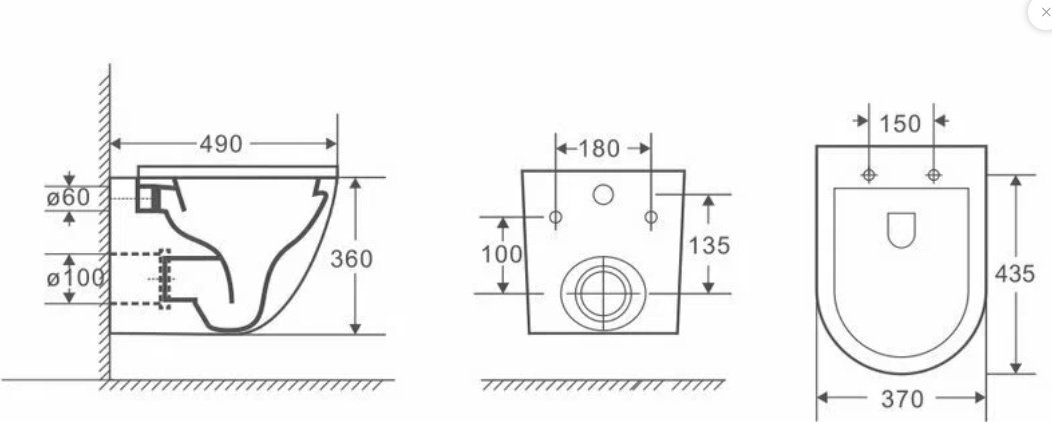 Унитаз Grossman GR-4455BMSQ черный купить,156314