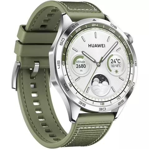 Смарт-часы Huawei Watch GT 4 PNX-B19 46mm Green Woven Strap - ForteMarket Смарт-часы Huawei Watch GT 4 PNX-B19 46mm Green Woven Strap купить,0