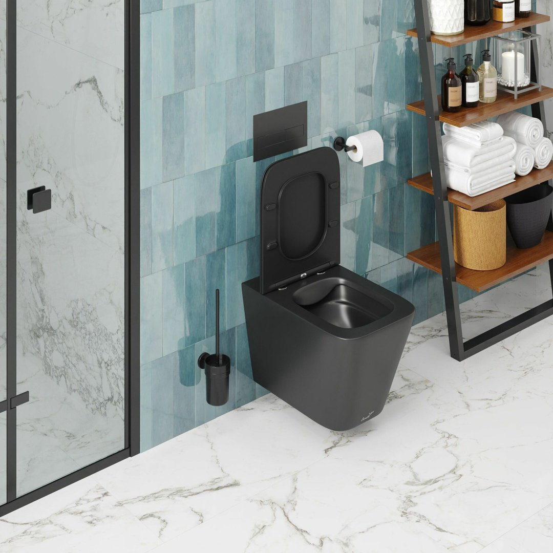Унитаз Cerutti SPA MIMI Aria MB черный купить,NaN