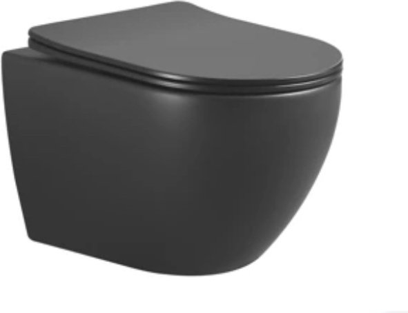 Унитаз GID-ceramic Tr2122TF-Bm черный