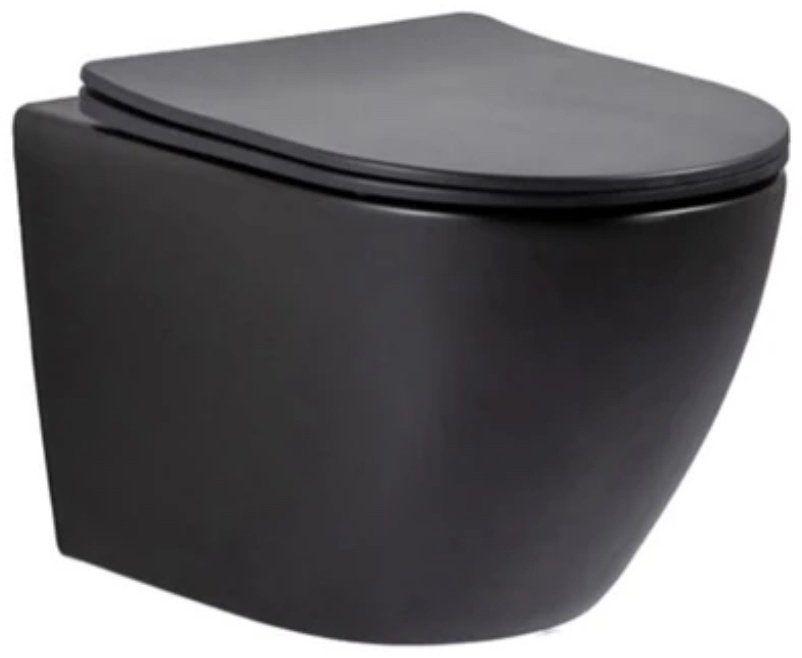 Унитаз GID-ceramic Tr2122TF-Bm черный