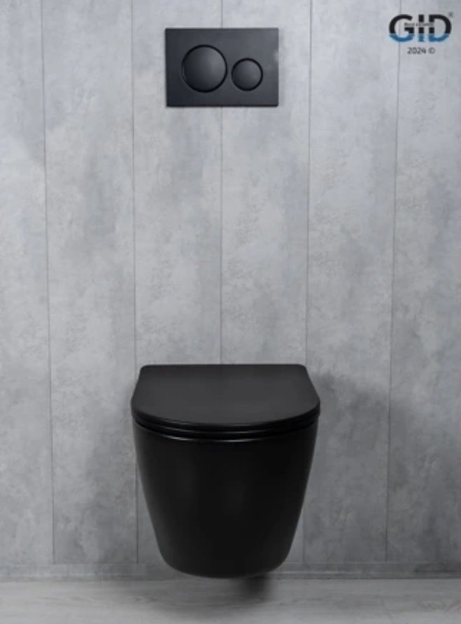Унитаз GID-ceramic Tr2122TF-Bm черный